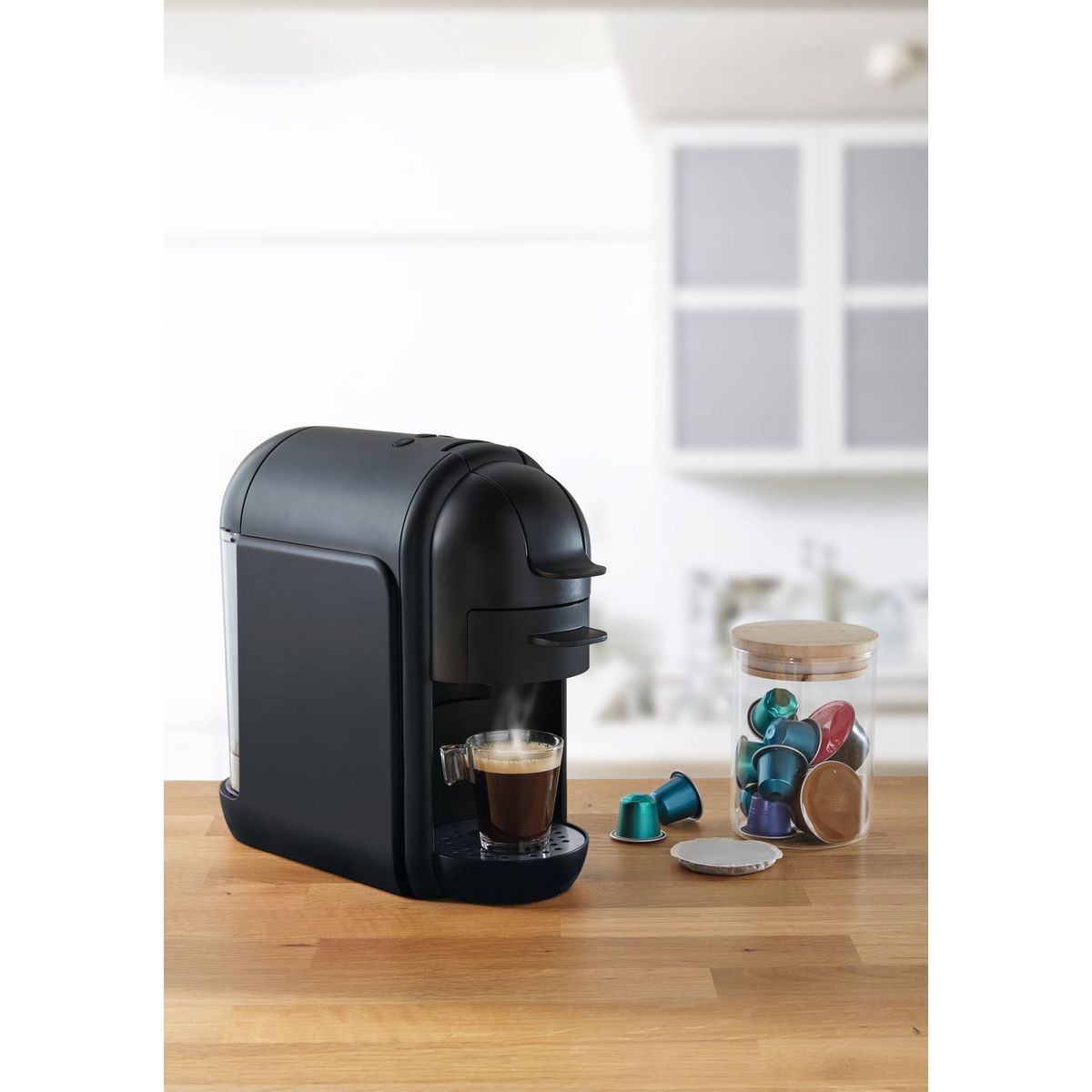 QILIVE Cafetière 3 en 1 expresso multi-capsules Q5720 - Noir