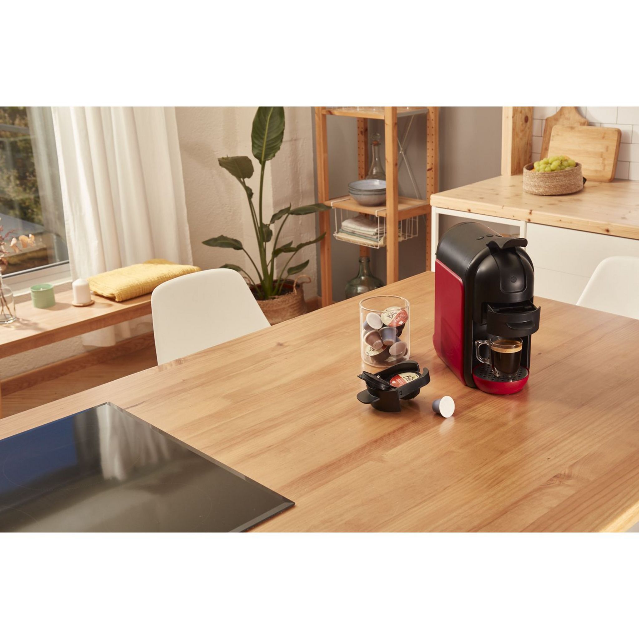 Voir la diapositive 5 : QILIVE Cafetière 3 en 1 expresso multi-capsules Q5720 - Rouge