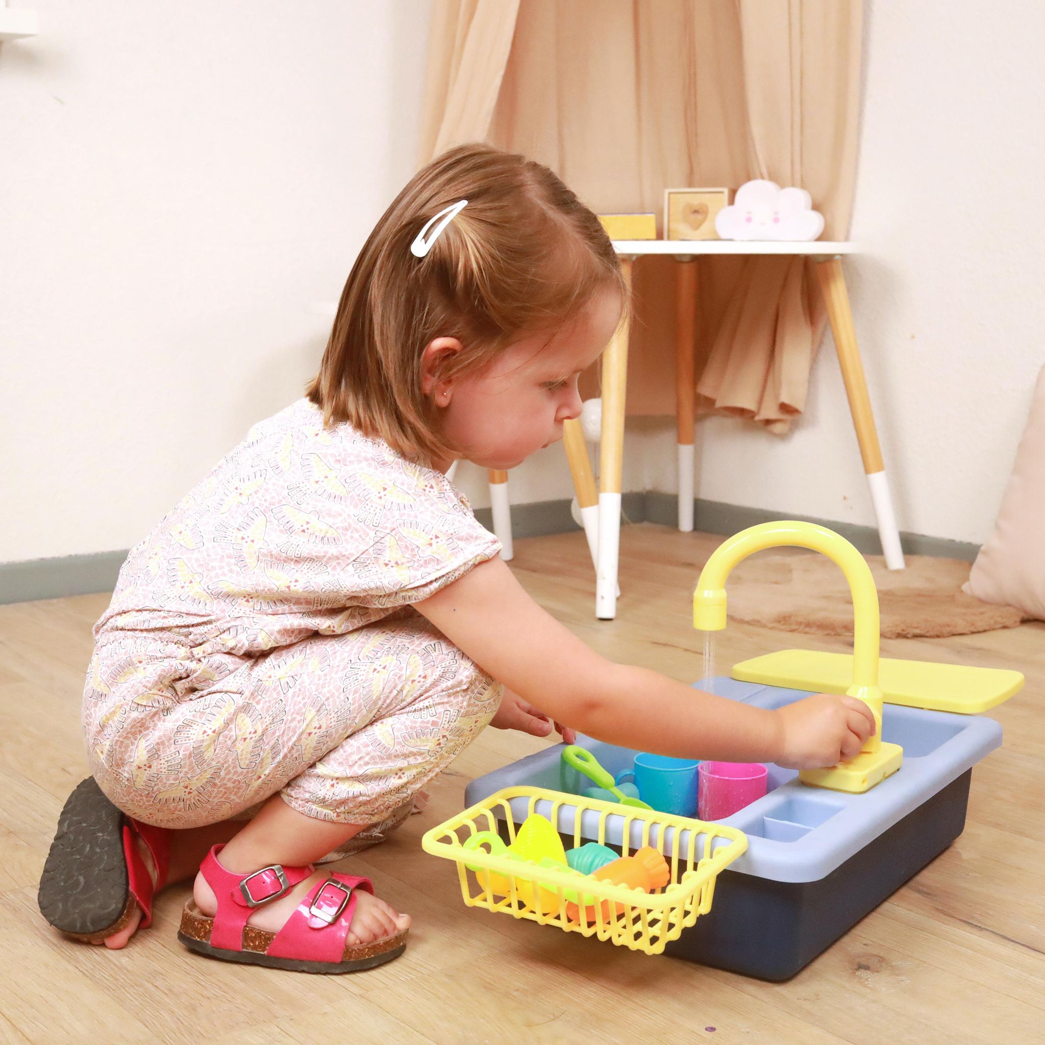 Voir la diapositive 5 : MGM Kit de Vaisselle, Evier, Jet d'eau, Égouttoir 40 cm