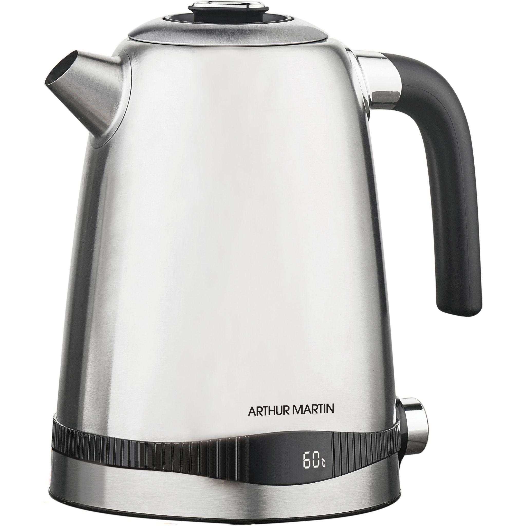 Voir la diapositive 3 : ARTHUR MARTIN Bouilloire électrique AMP8202 température réglable - Inox