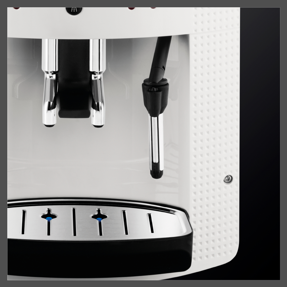 Voir la diapositive 5 : KRUPS Machine à café expresso avec broyeur YY4383FD - Blanc