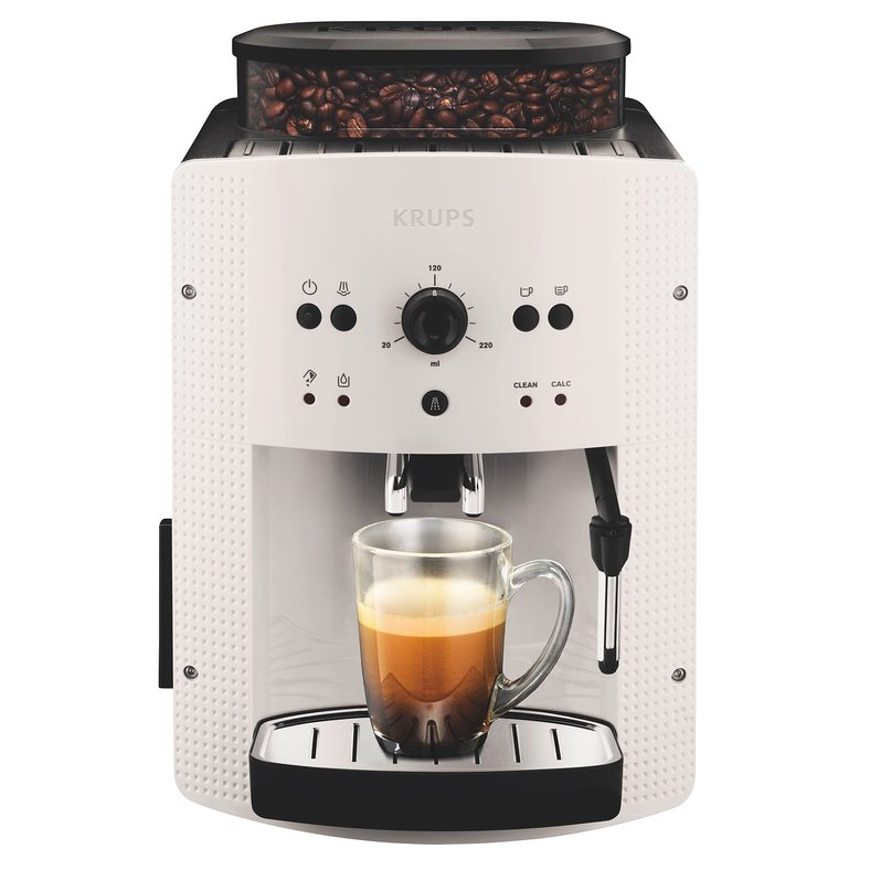 Voir la diapositive 10 : KRUPS Machine à café expresso avec broyeur YY4383FD - Blanc
