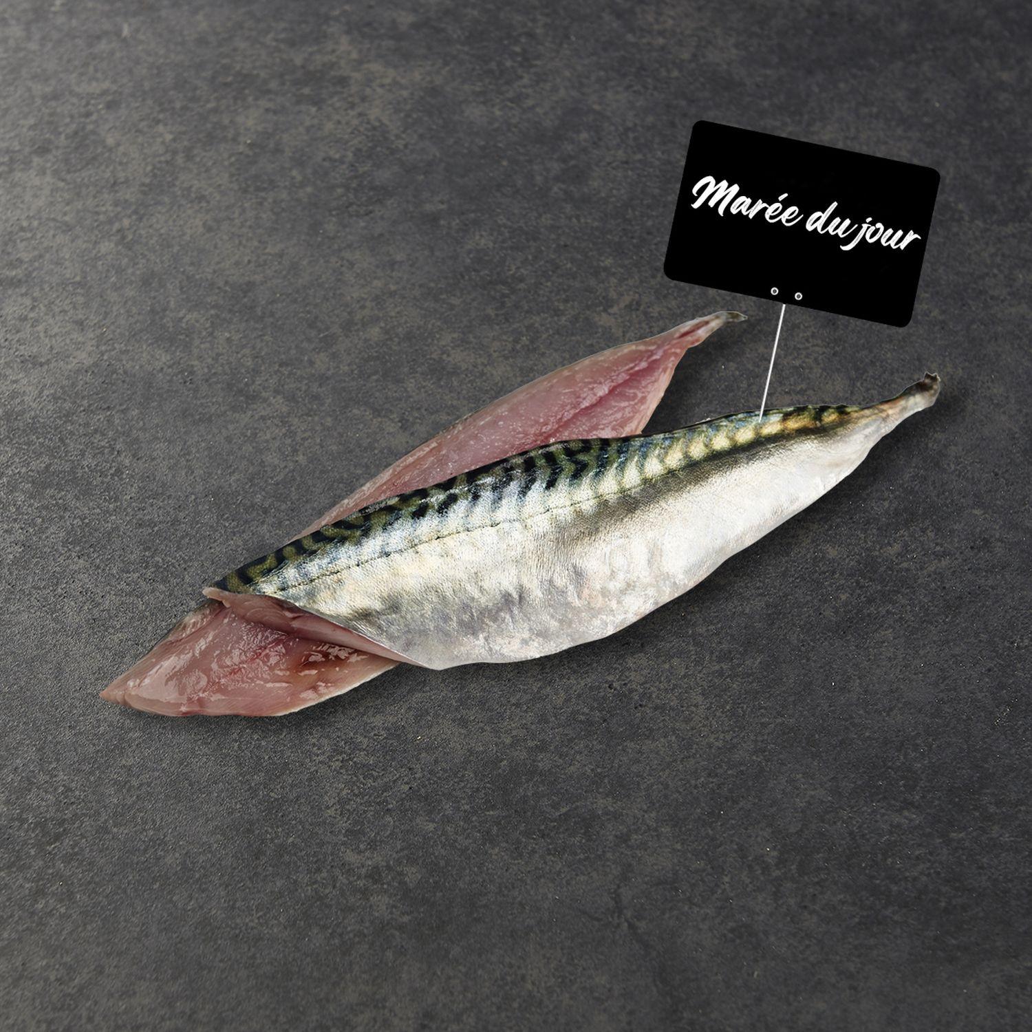 MON POISSONNIER Maquereaux vidés 3 portions 180 g à 220 g