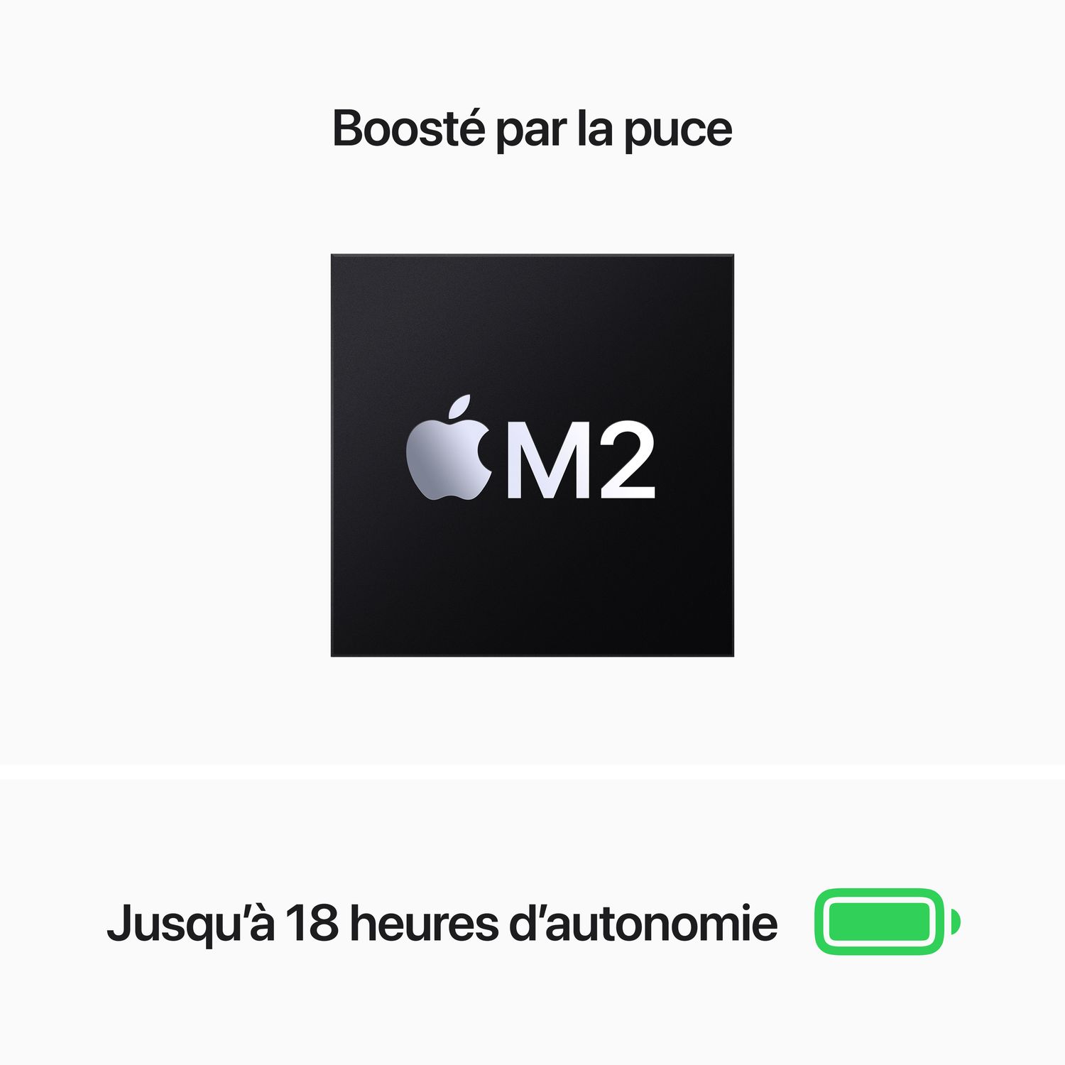 Voir la diapositive 11 : APPLE MacBook Air 13 pouces - Puce M2 -512GO - Midnight