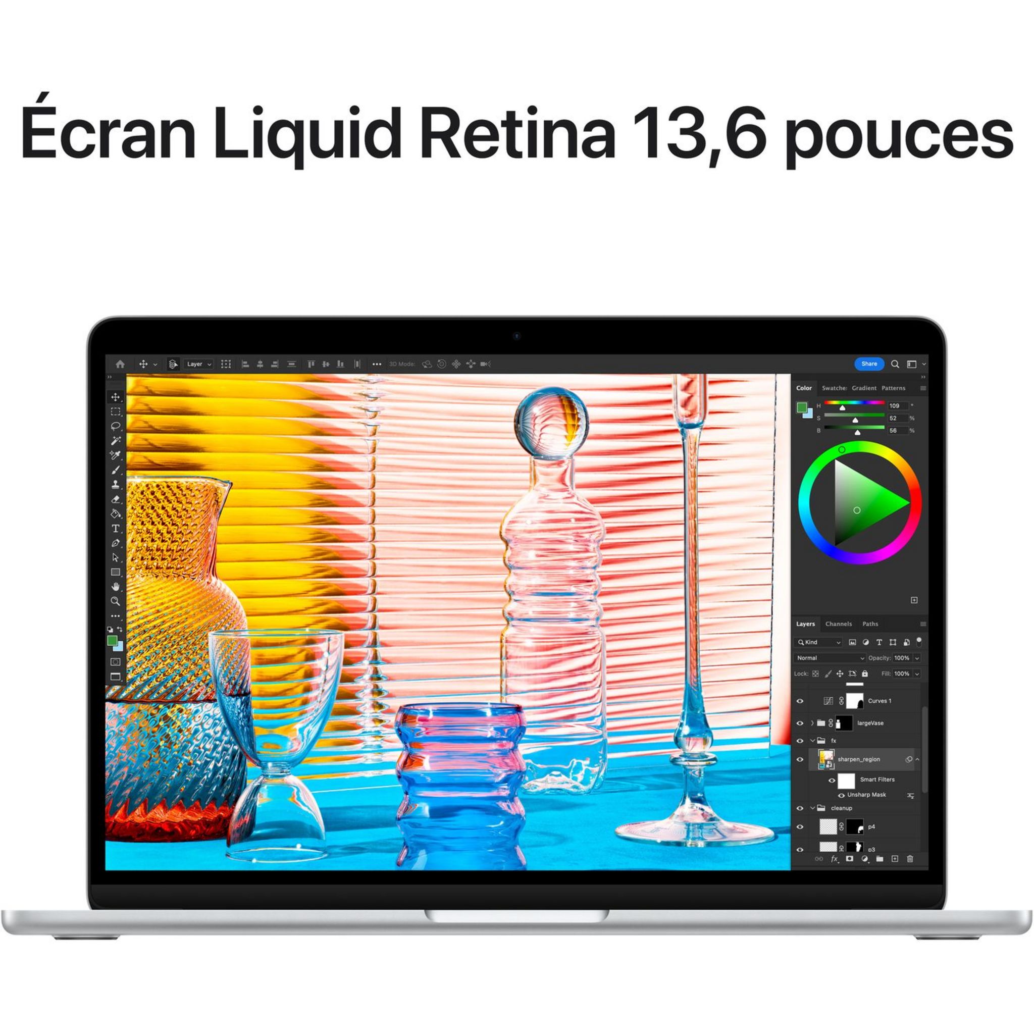 Voir la diapositive 8 : APPLE MacBook Air 13 pouces - Puce M2 - 256GO - Silver