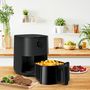 Voir la diapositive 5 : TEFAL Friteuse électrique sans huile à air chaud EY13081 - Noir