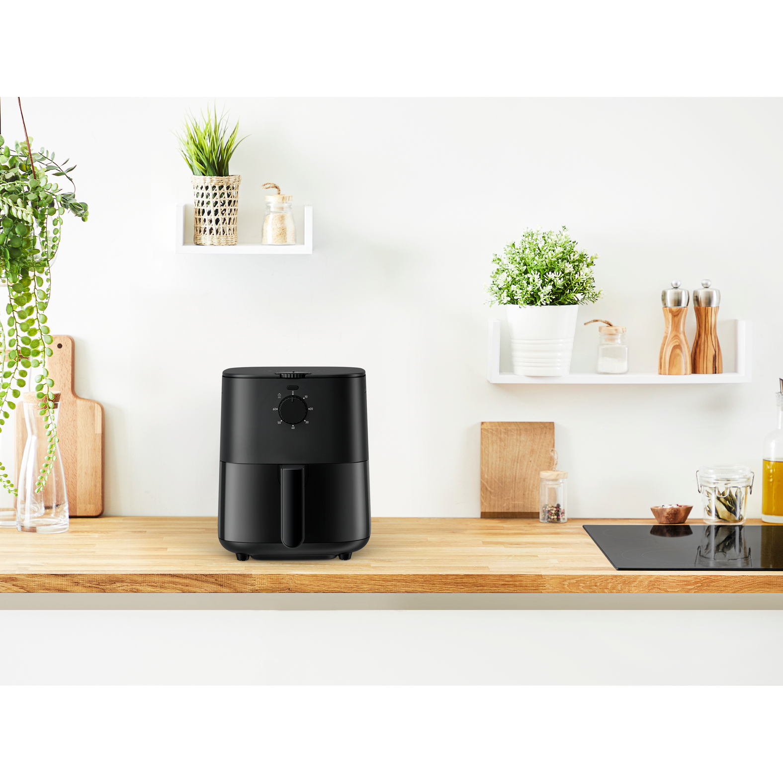 Voir la diapositive 9 : TEFAL Friteuse électrique sans huile à air chaud EY13081 - Noir