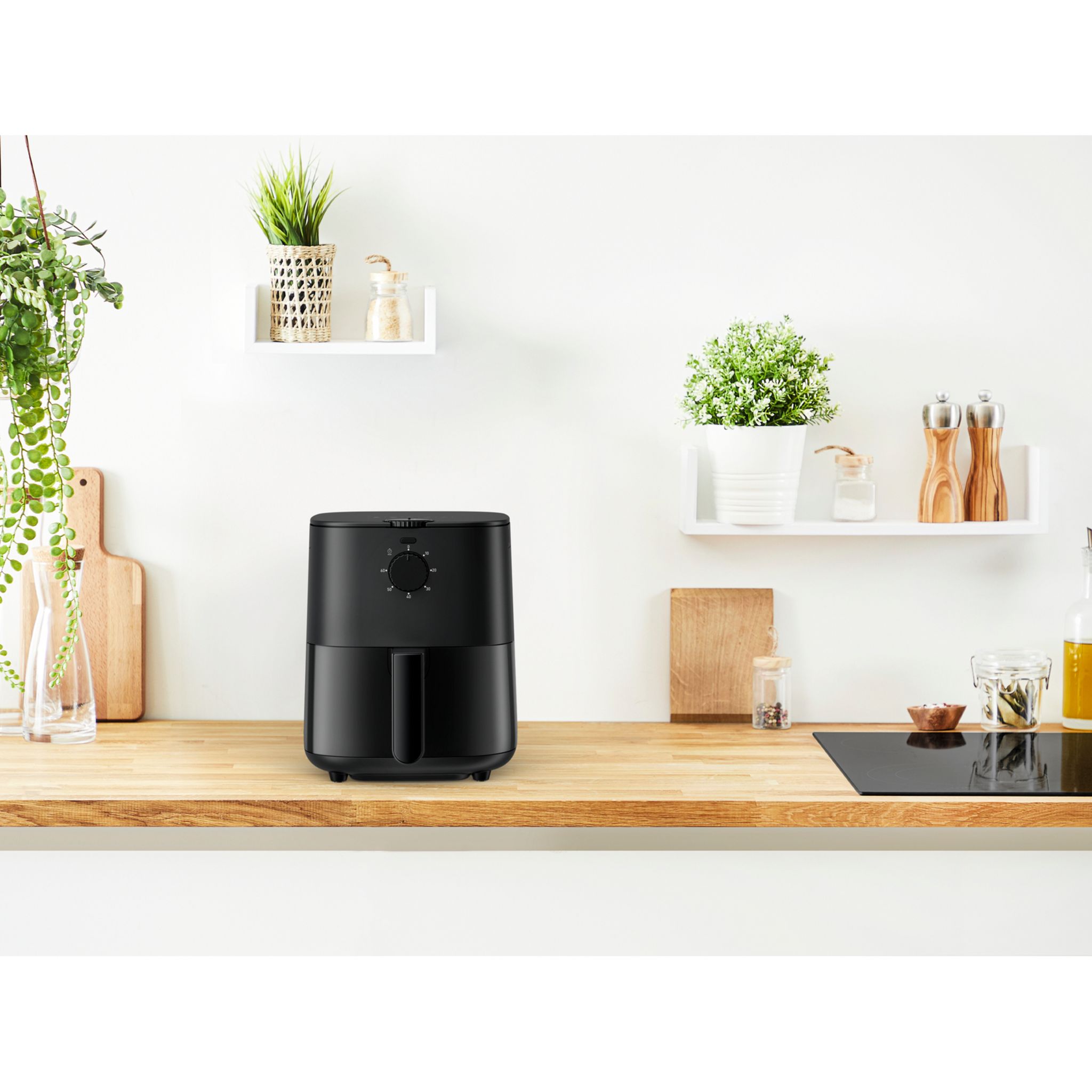 Voir la diapositive 9 : TEFAL Friteuse électrique sans huile à air chaud EY13081 - Noir