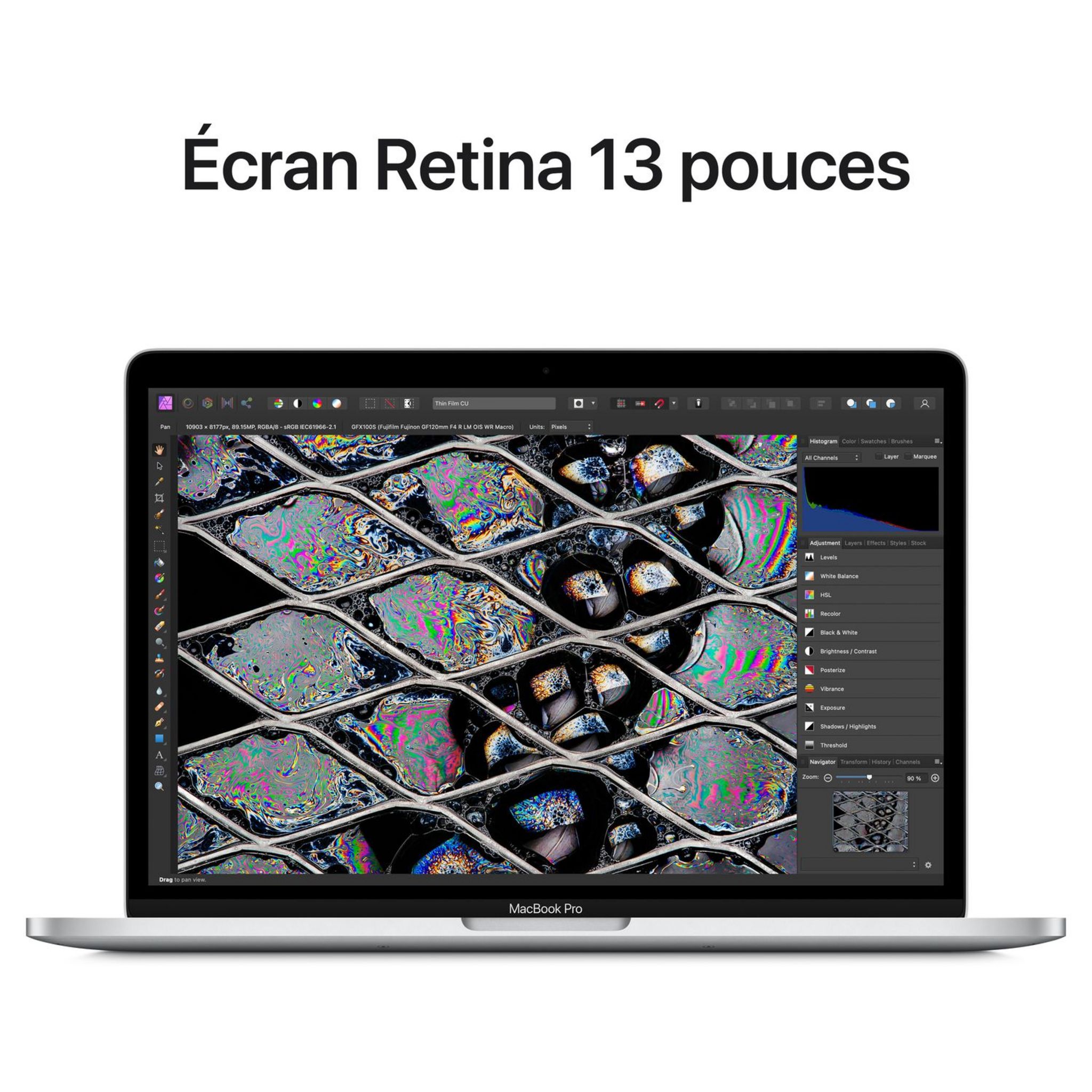 Voir la diapositive 3 : APPLE MacBook Pro 13 pouces - Puce M2 - 512GO - Silver