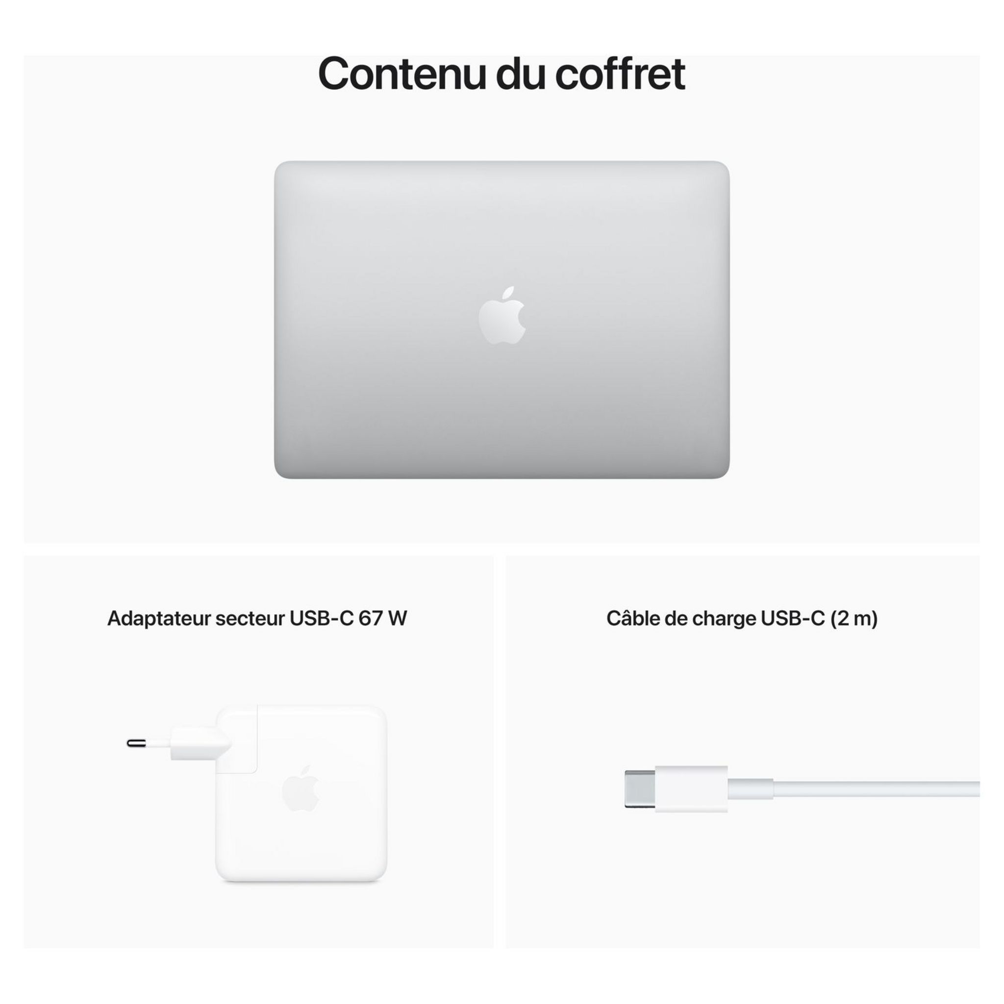 Voir la diapositive 3 : APPLE MacBook Pro 13 pouces - Puce M2 - 256GO - Silver