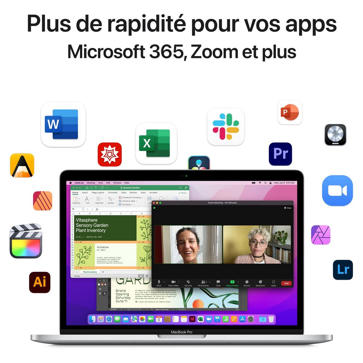 APPLE MacBook Pro 13 pouces - Puce M2 - 256GO - Silver