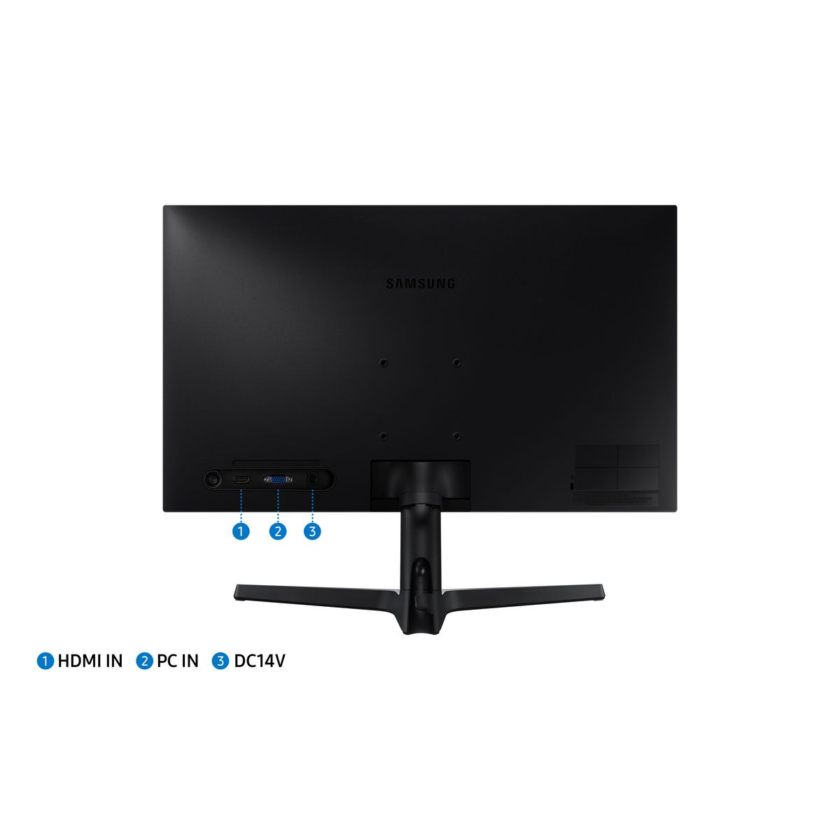 SAMSUNG Ecran PC LS24R35AFHUXEN - Noir