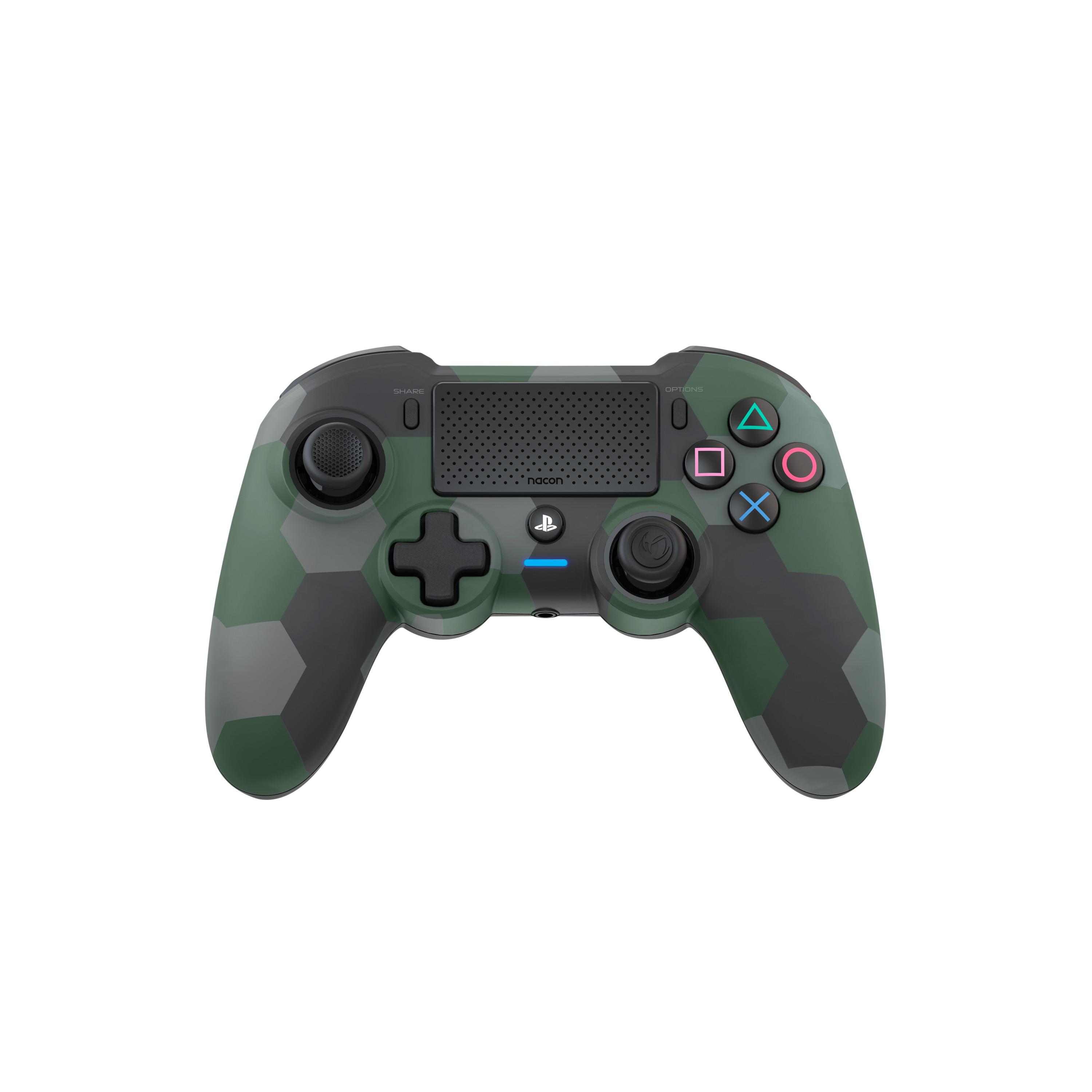 Voir la diapositive 2 : NACON Manette officiel sans fil verte pour PS4