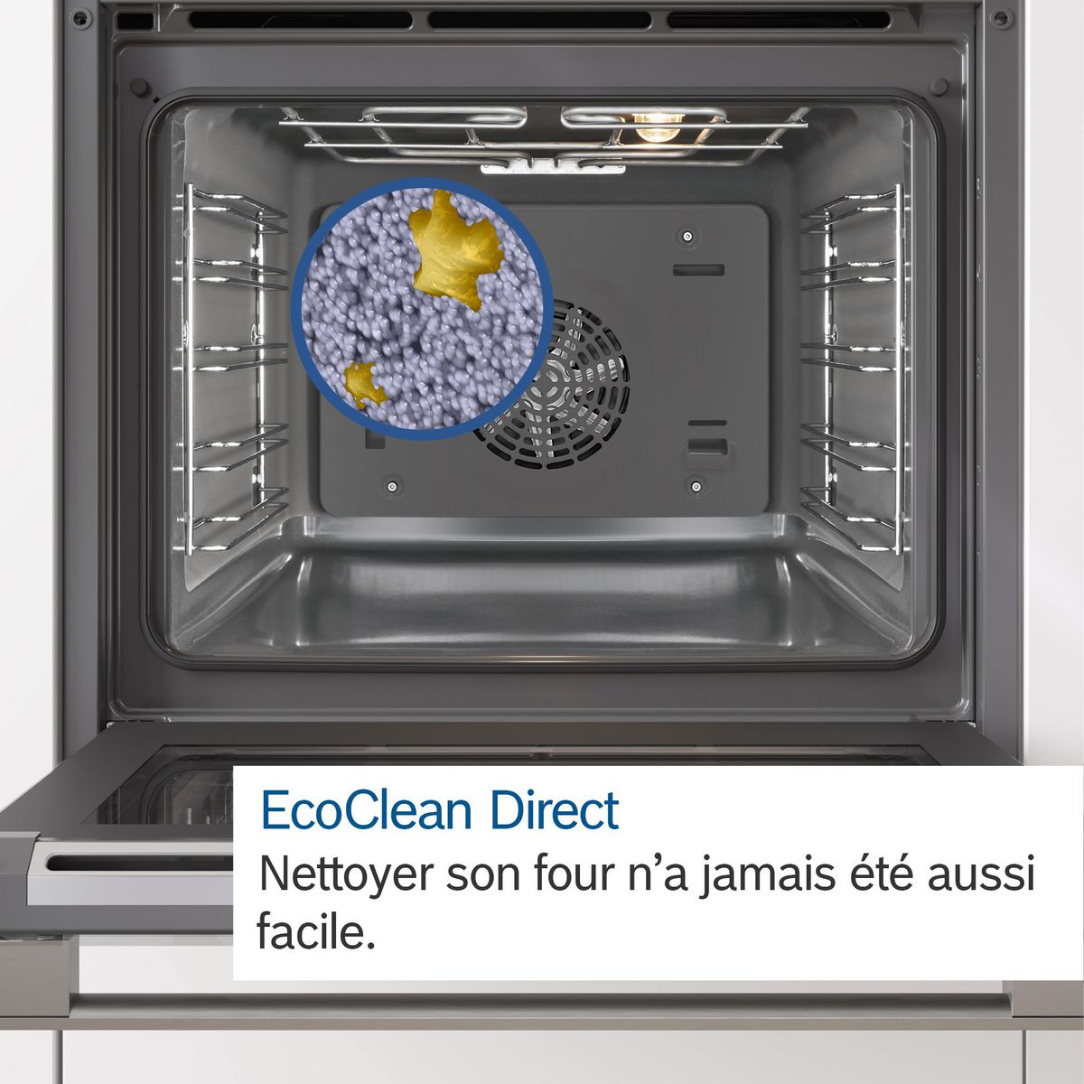 BOSCH Four intégrable HBA553BA0, 71 L, Multifonction, Nettoyage EcoClean