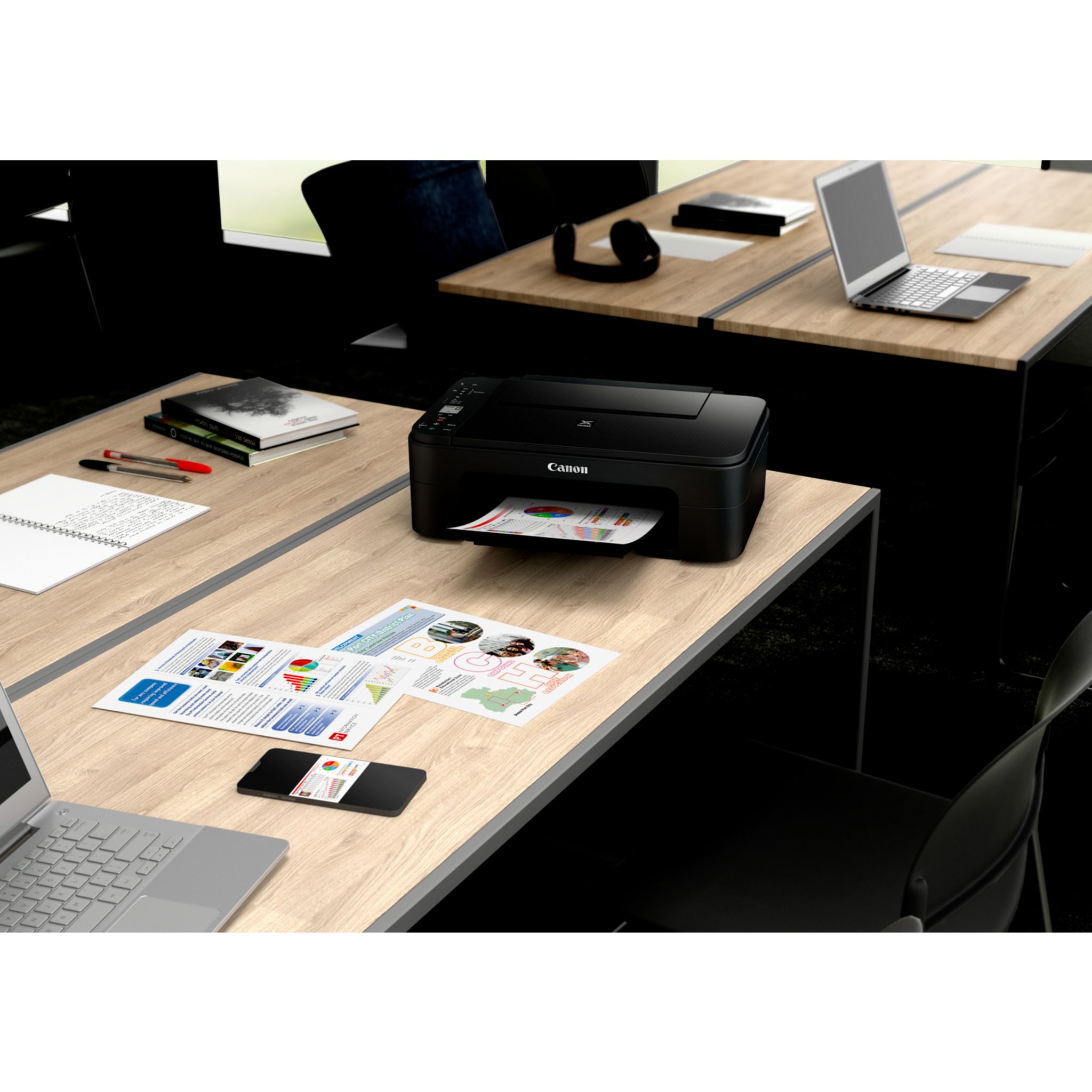 Voir la diapositive 6 : CANON Imprimante Multifonction - TS3350 - Noir