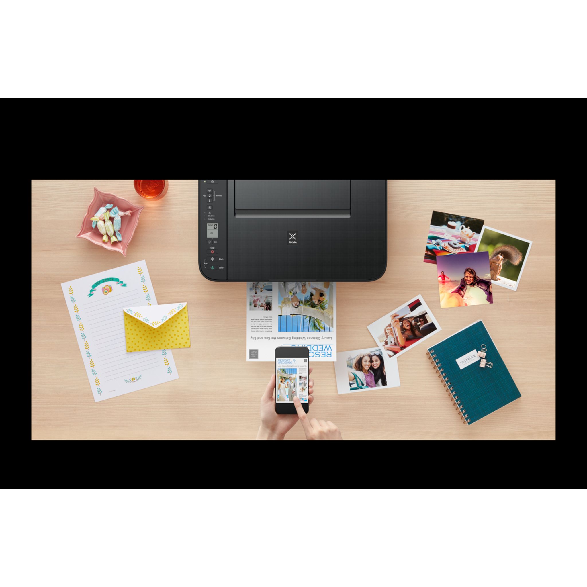 Voir la diapositive 7 : CANON Imprimante Multifonction - TS3350 - Noir