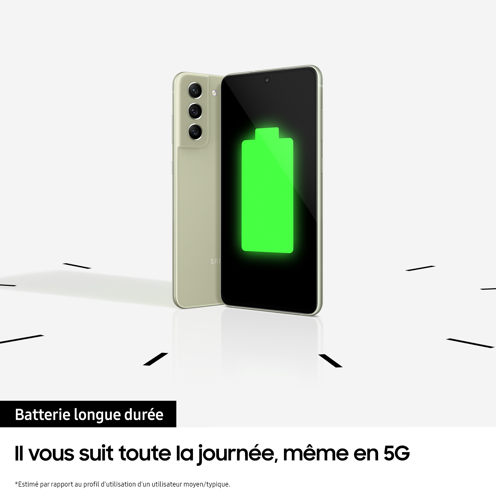 Voir la diapositive 3 : SAMSUNG Galaxy S21 FE 5G 128GO - Lavande