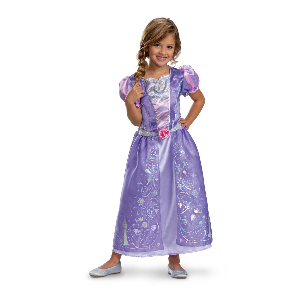 JAKKS Déguisement Raiponce 100 Ans 3/4 ans