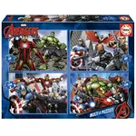 Puzzle Multi 4 en 1 50 - 80 - 100 - 150 pièces The Avengers