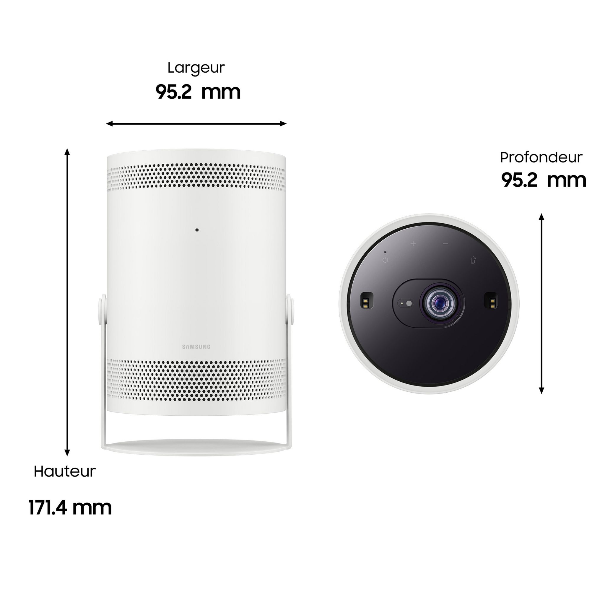 Voir la diapositive 2 : SAMSUNG SP-LSP3BLAXXE FREESTYL Mini vidéoprojecteur LED Full HD