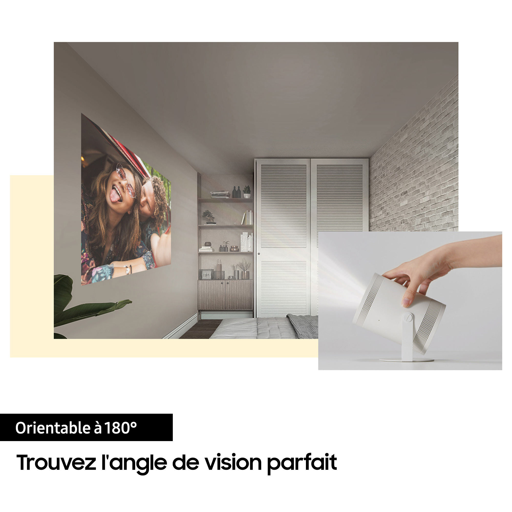 Voir la diapositive 5 : SAMSUNG SP-LSP3BLAXXE FREESTYL Mini vidéoprojecteur LED Full HD