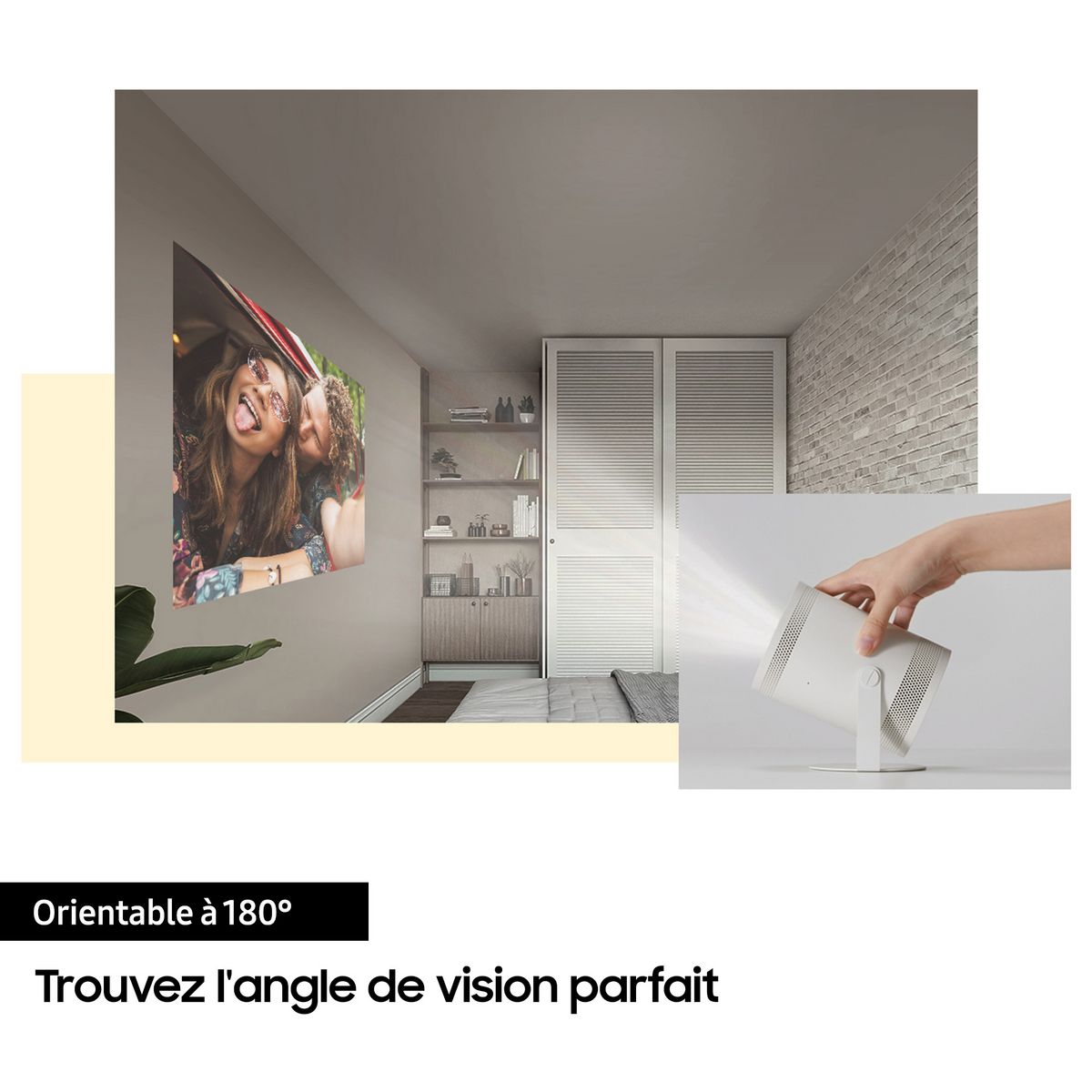 SAMSUNG SP-LSP3BLAXXE FREESTYL Mini vidéoprojecteur LED Full HD