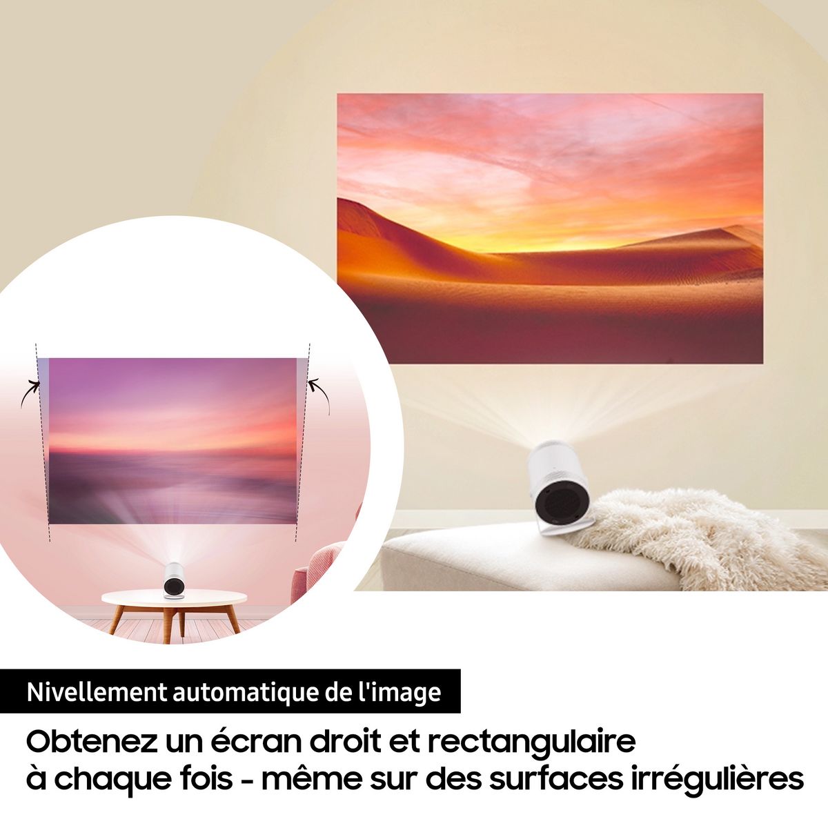 SAMSUNG SP-LSP3BLAXXE FREESTYL Mini vidéoprojecteur LED Full HD