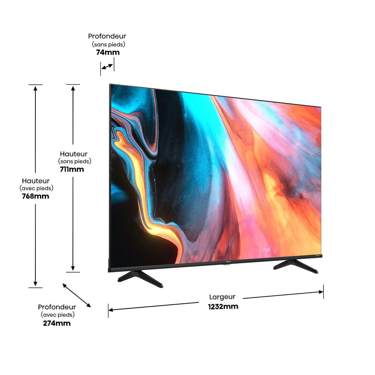HISENSE 55E7HQ TV QLED 4K Ultra HD 139 cm Smart TV