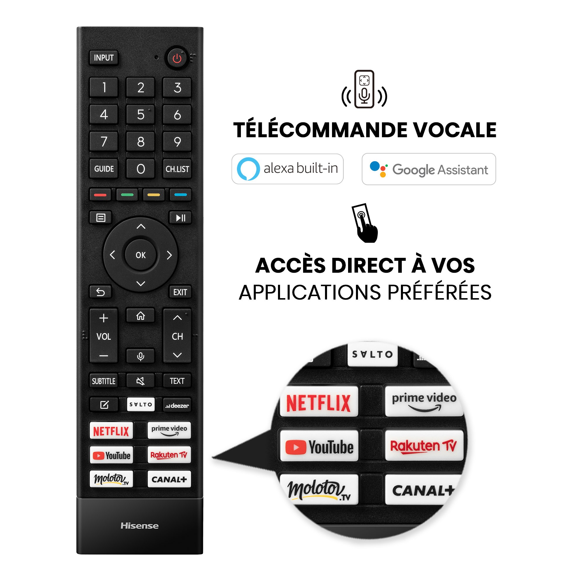 Voir la diapositive 7 : HISENSE 55E7HQ TV QLED 4K Ultra HD 139 cm Smart TV