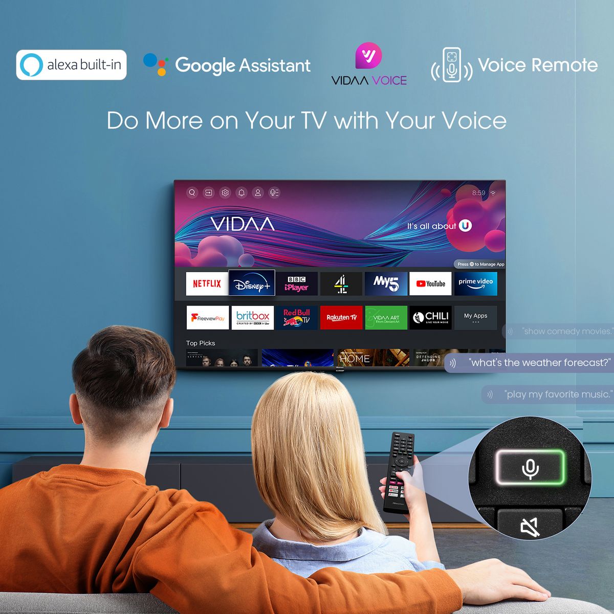 HISENSE 55E7HQ TV QLED 4K Ultra HD 139 cm Smart TV