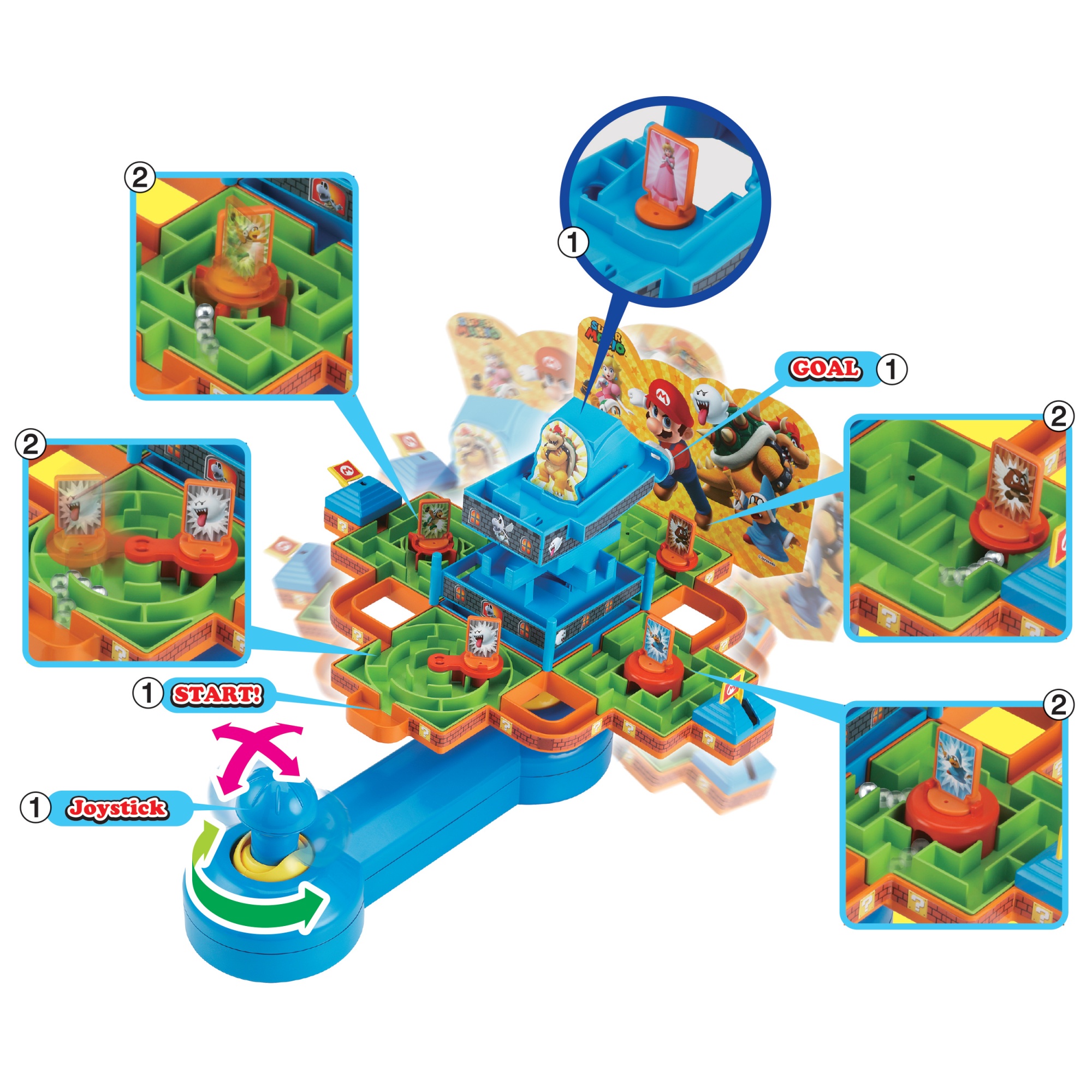 Voir la diapositive 11 : EPOCH Labyrinthe Super Mario Maze Game DX