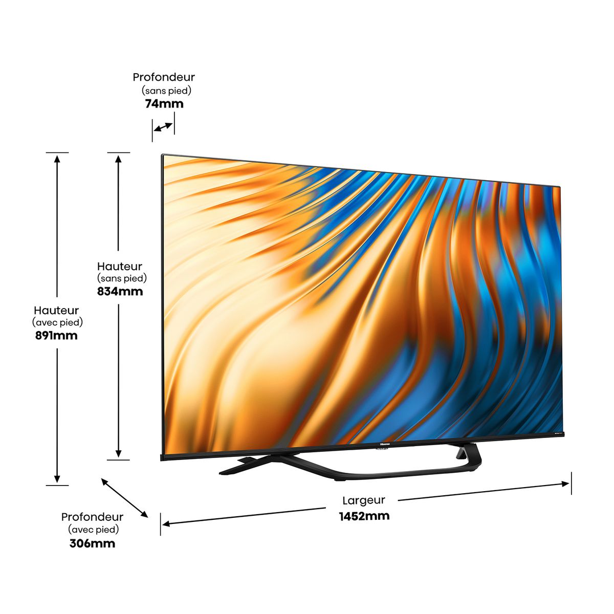 HISENSE 65A63H TV LED 4K Ultra HD 164 cm Smart TV