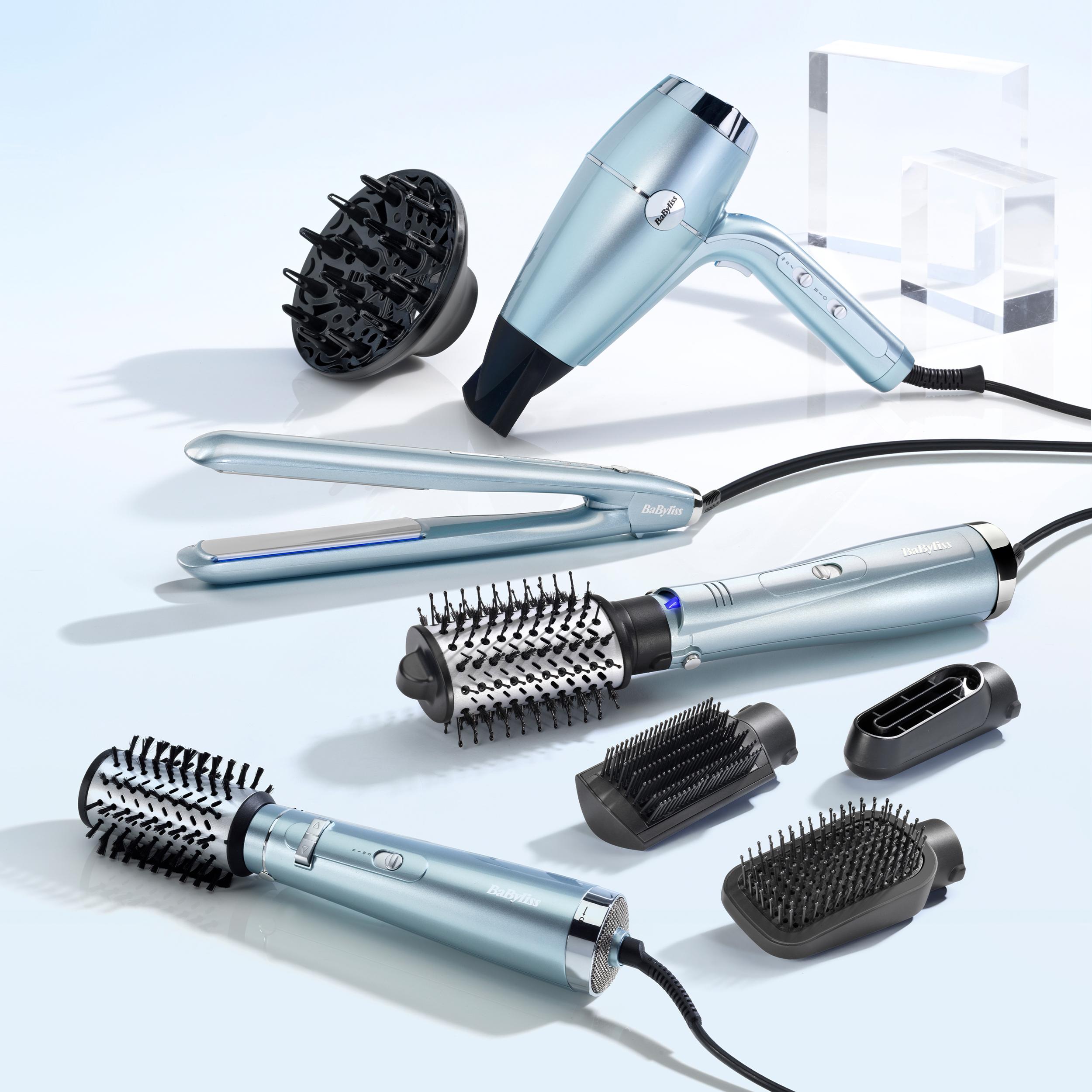 Voir la diapositive 12 : BABYLISS Lisseur céramique Hydro-fusion ST573E - Gris