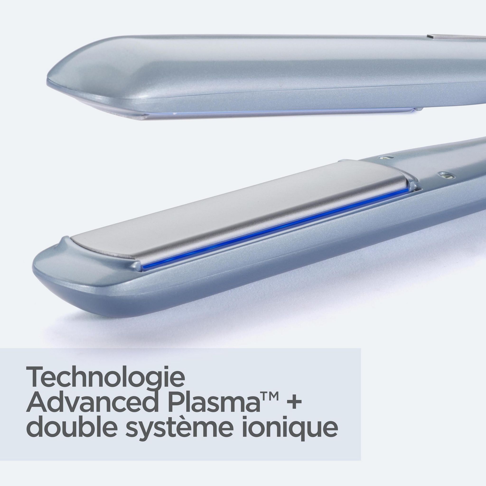 Voir la diapositive 4 : BABYLISS Lisseur céramique Hydro-fusion ST573E - Gris