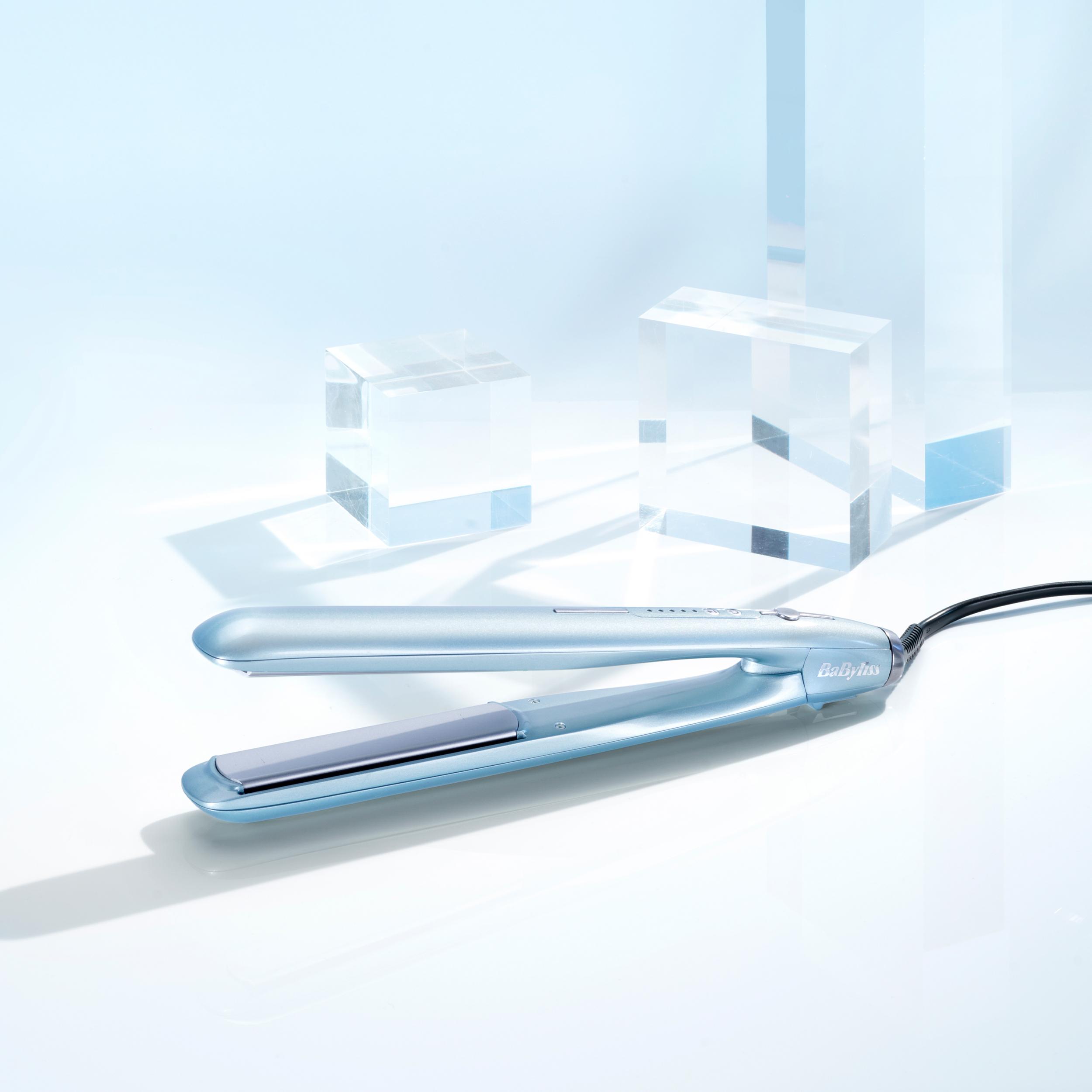 Voir la diapositive 10 : BABYLISS Lisseur céramique Hydro-fusion ST573E - Gris