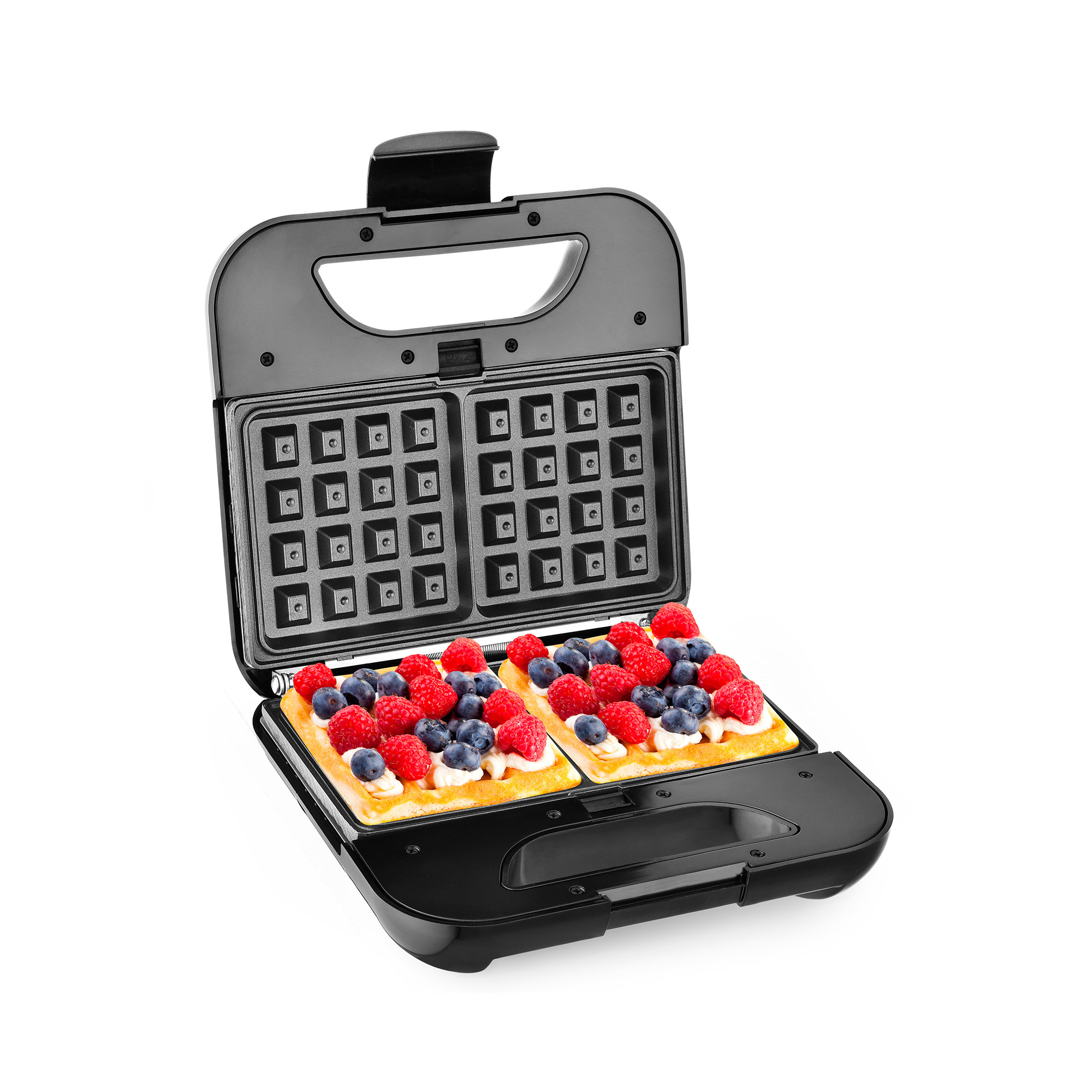 Voir la diapositive 21 : KITCHENCOOK Appareil croques-monsieur Sandwich maker 3 en 1 MISTER K - Gris