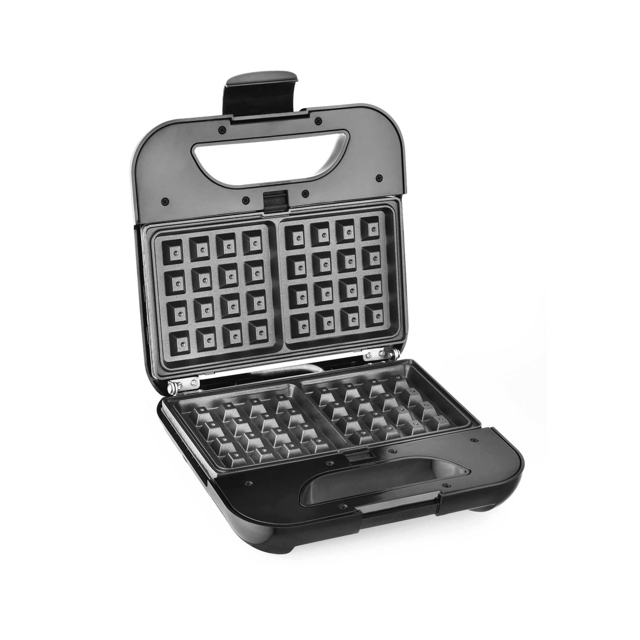 Voir la diapositive 10 : KITCHENCOOK Appareil croques-monsieur Sandwich maker 3 en 1 MISTER K - Gris