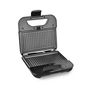 Voir la diapositive 11 : KITCHENCOOK Appareil croques-monsieur Sandwich maker 3 en 1 MISTER K - Gris