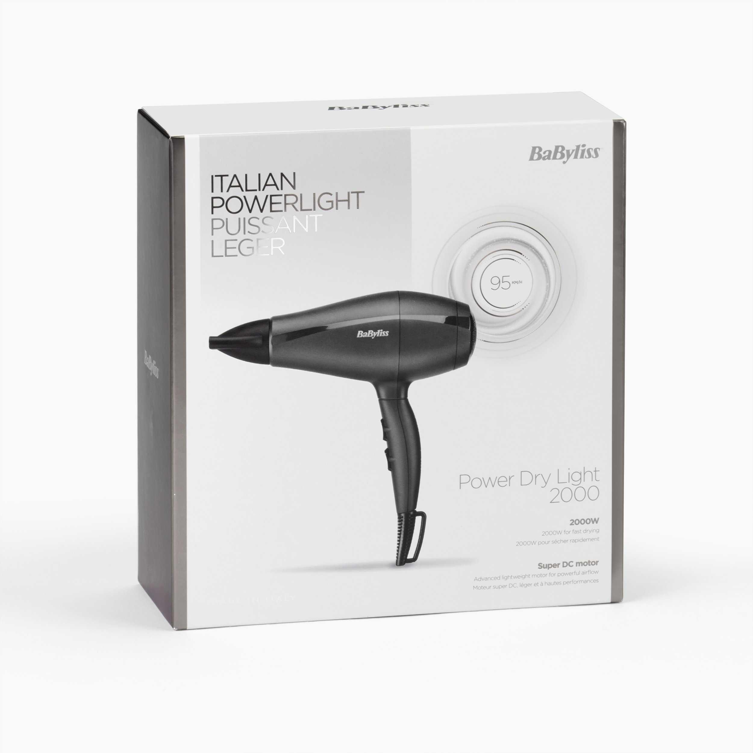 Voir la diapositive 5 : BABYLISS Sèche cheveux 5910E - Noir