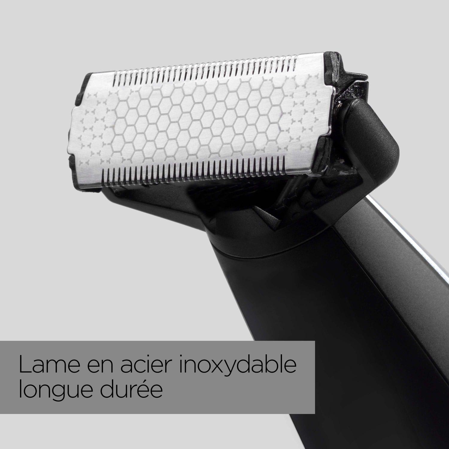 Voir la diapositive 19 : BABYLISS Tondeuse barbe sans fil hybrideT880E - Noir