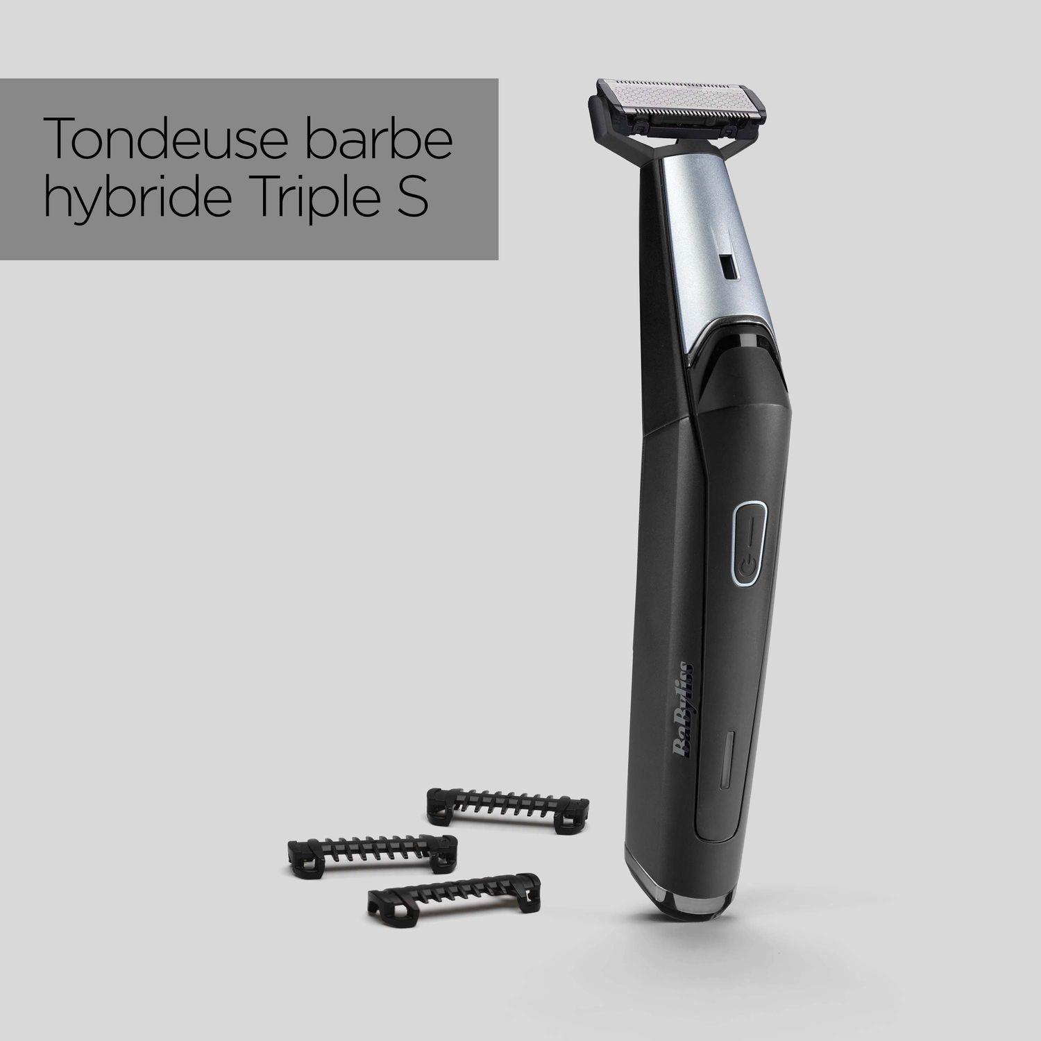 Voir la diapositive 21 : BABYLISS Tondeuse barbe sans fil hybrideT880E - Noir
