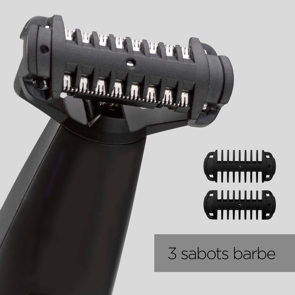 BABYLISS Tondeuse barbe sans fil hybrideT880E - Noir