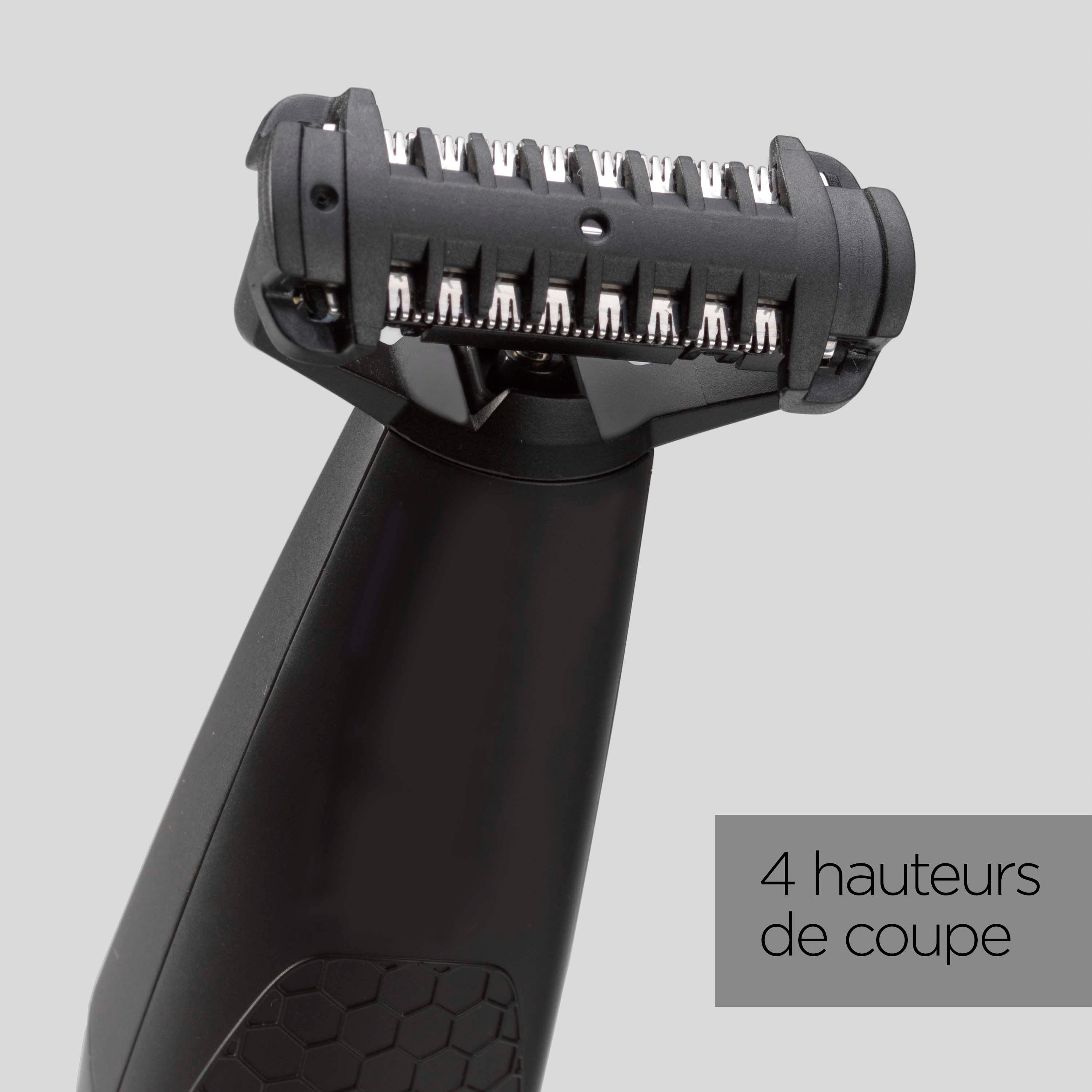 Voir la diapositive 9 : BABYLISS Tondeuse barbe sans fil hybrideT880E - Noir