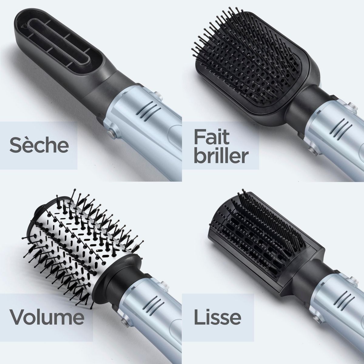 BABYLISS Brosse soufflante Hydro-fusion AS774E - Gris