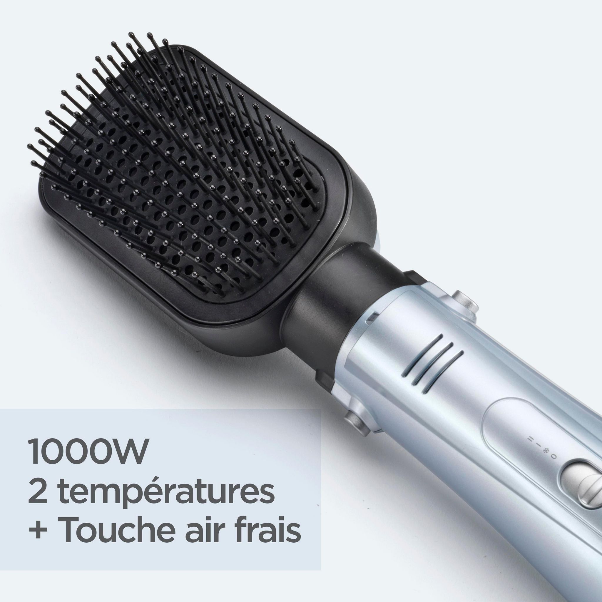Voir la diapositive 8 : BABYLISS Brosse soufflante Hydro-fusion AS774E - Gris