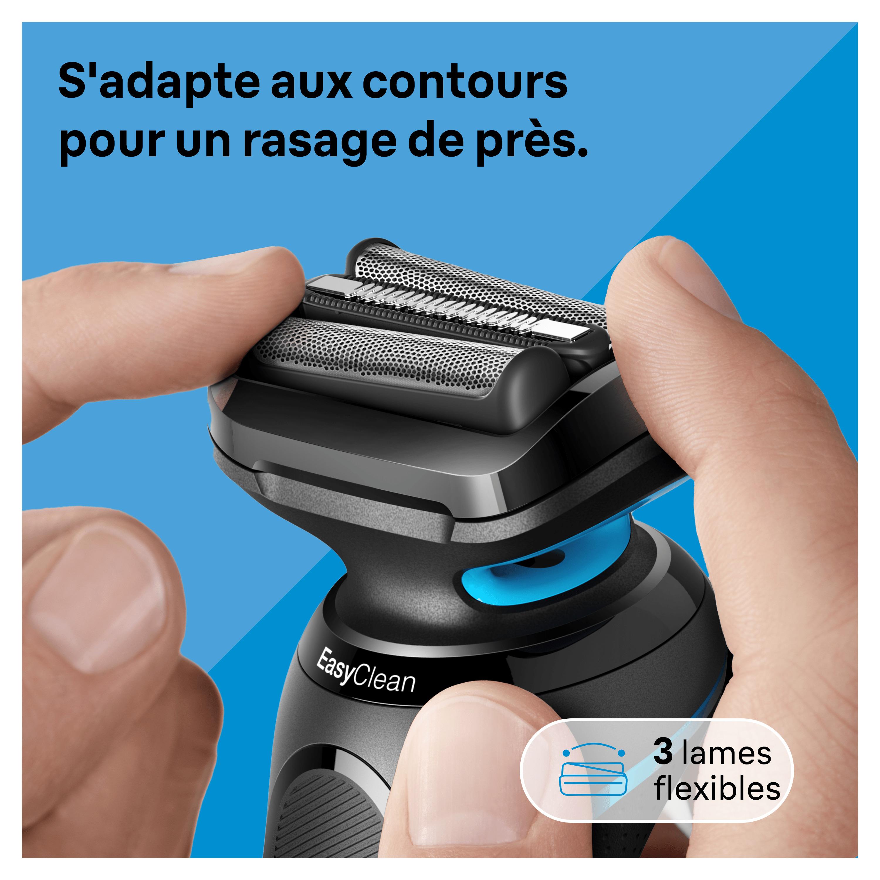 Voir la diapositive 3 : BRAUN Rasoir électrique S5 51-M1000S - Noir