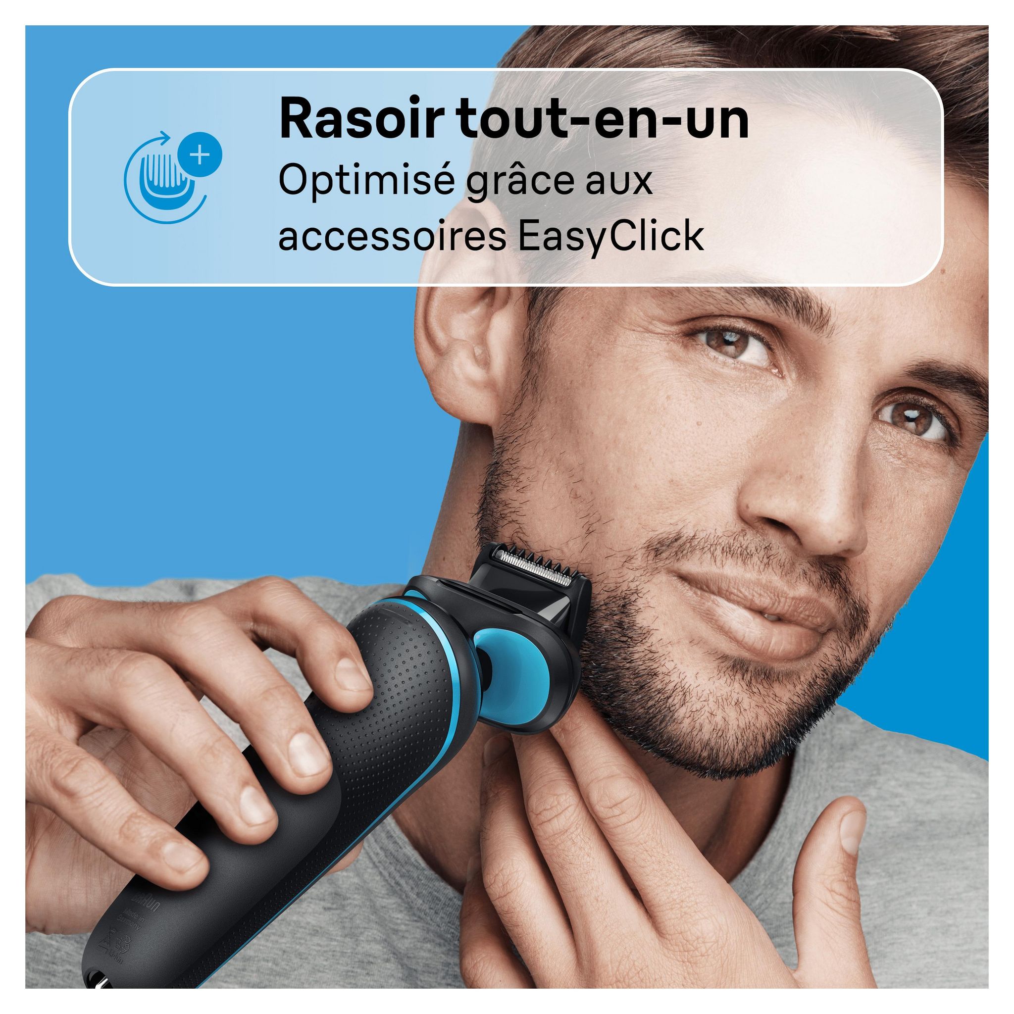 Voir la diapositive 5 : BRAUN Rasoir électrique S5 51-M1000S - Noir