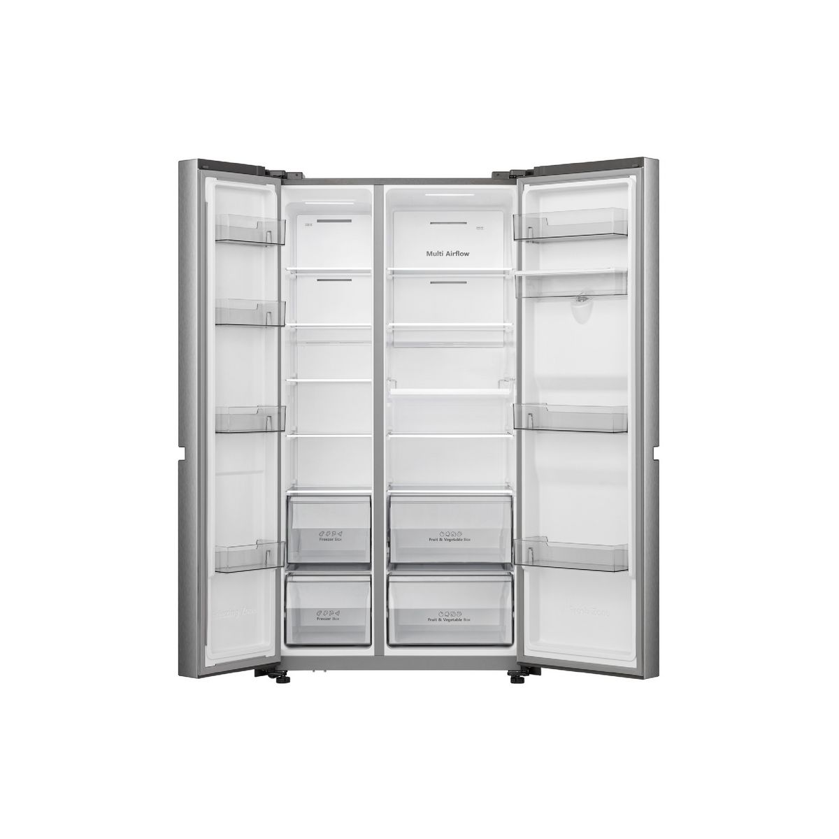 HISENSE Réfrigérateur armoire FSN668WCF, 413 L, Froid ventilé No frost, F