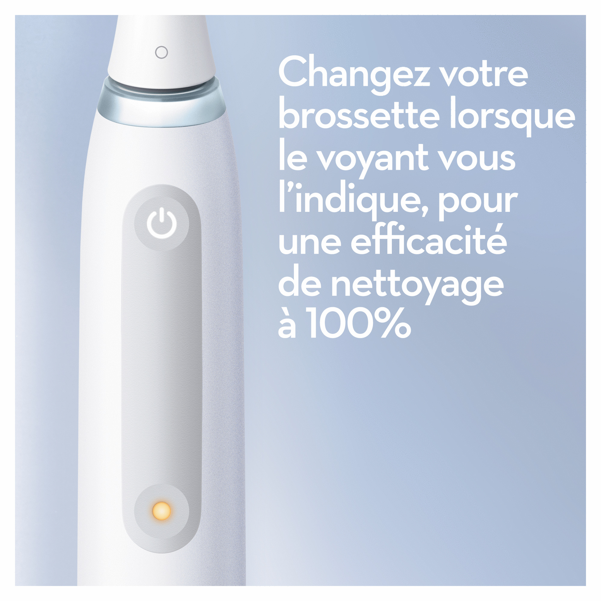 Voir la diapositive 6 : ORAL-B Brosse à dents électrique connectée IO4 - Blanc