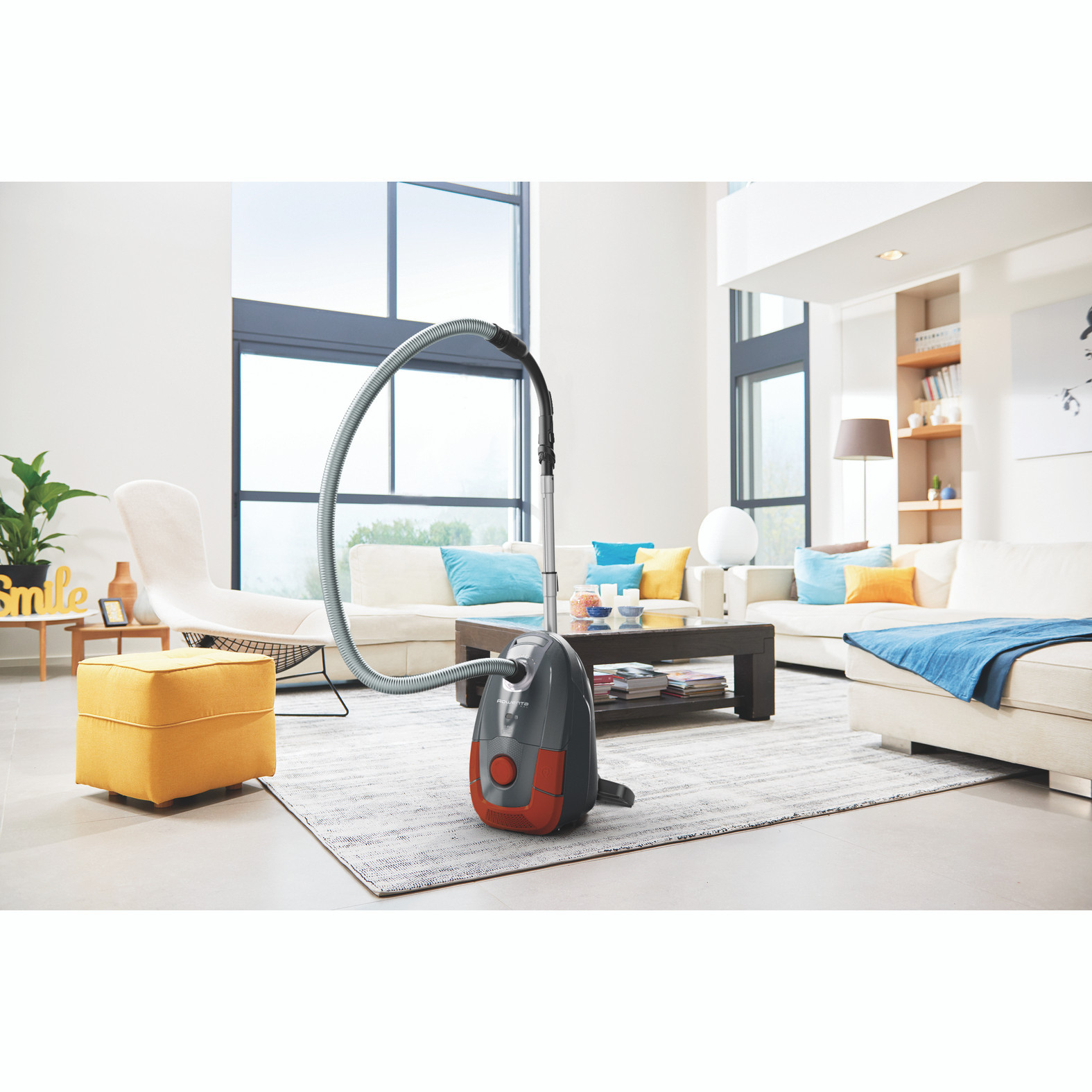 Voir la diapositive 7 : ROWENTA Aspirateur traîneau avec sac RO3149EA - Gris et rouge
